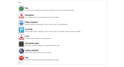 Desktop Screenshot of livetravel.buckscc.gov.uk